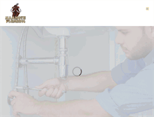 Tablet Screenshot of mammothplumbing.com